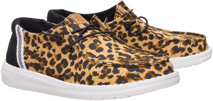 HEYDUDE Wendy Wildcat Leopard Slip-On Sneakers Dames - 43