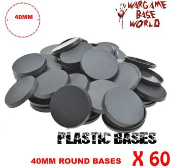 Heyyoucast-60x40mm ronde plastic bases voor wargames