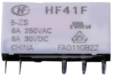 HF41F/5-ZS 5V 6A Coil Bistabiele Vergrendeling Relais Home Improvement Coil