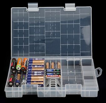 Hfes Gloednieuwe Multifunctionele Aaa Aa Cd 9V Batterij Houder Harde Plastic Opbergdoos Rekken