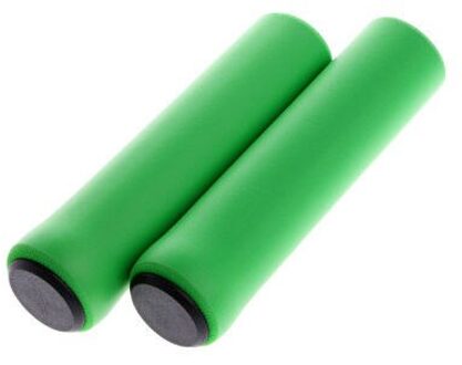 Hg 1 Paar Silicone Fietsen Fiets Grips Outdoor Mtb Mountainbike Handvatten Cover Anti-Slip Sterke Ondersteuning Grips fiets Deel groen