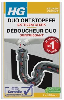 HG afvoer duo-ontstopper
