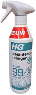 HG Desinfectie Reiniger doodt 99,9% van de bacteriën 500 ML  + 1 x gratis microvezeldoek