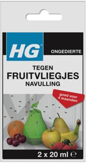 HG HGX fruitvliegjesval navulling 2x20ml