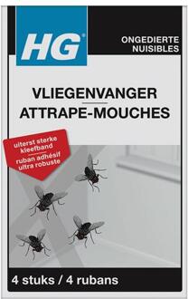 HG HGX vliegenvanger - 4 stuks - kleefband