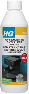 HG koffiemachine ontkalker melkzuur