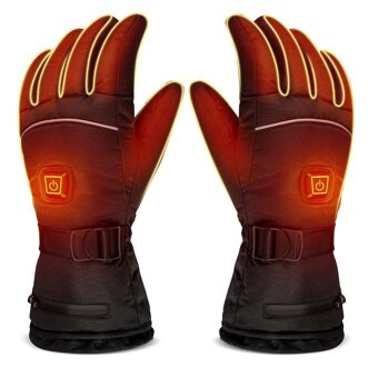 HG003 Verwarmde Handschoenen Voor Mannen Vrouwen Elektrische Verwarmde Ski Handschoenen Best Zwarte Elektrische Verwarming Handschoenen Winter Accessoires # t2