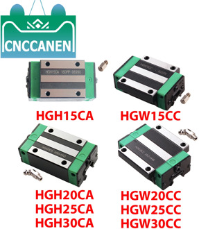HGH15CA HGW15CC HGH20CA HGW20CC HGH25CA HGW25CC HGH30CA HGW30CC Slide Block Carriage match use HGR 15 20 25 30 Linear Guide Rail