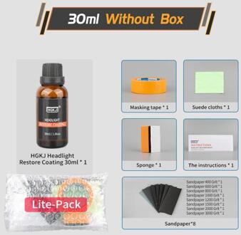 Hgkj Diy Koplamp Restauratie Polijsten Kits Koplamp Schoon Kit Koplamp Loopvlakvernieuwing Kit Set Koplamp Opknappen Reparatie Gereedschap