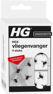 HGX vliegenvanger - 4 stuks - kleefband
