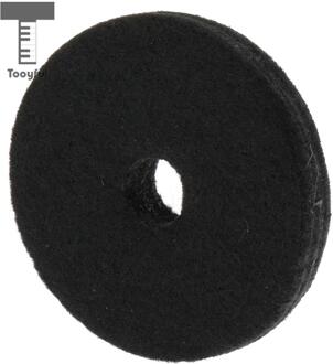 Hi Hat Cimbaal Vilt Wasmachine Protector Voor Percussie Instrument Zwart