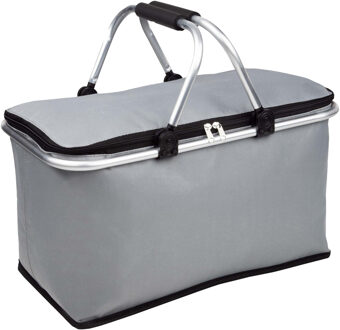 Hi Koeltas - grijs - 48 x 28 x 25 cm - boodschappenmand - draagtas