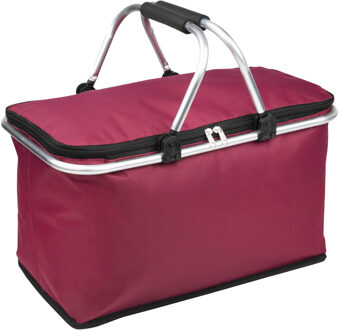 Hi Koeltas - rood - 48 x 28 x 25 cm - boodschappenmand - draagtas