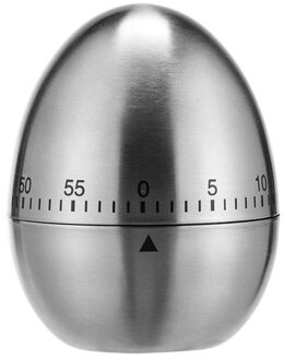 Hi Kookwekker - ei vorm - 7,5 cm - RVS - eierwekker - analoge wekker