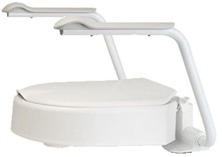 Hi-Loo II toiletverhoger 10 cm incl. arm max 150kg, wit