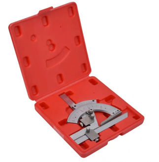 Hi-quality Carbon Steel Universal Bevel Protractor 0-320 Degree Accuracy Angle Measuring Ruler Tools Accuracy of 0.02