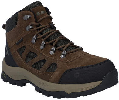 Hi-Tec Bandera Expedition Mid Wide Leren Herenschoenen Voor Wandelen In Rokerig Bruin/Khaki - EU 46 / UK 11