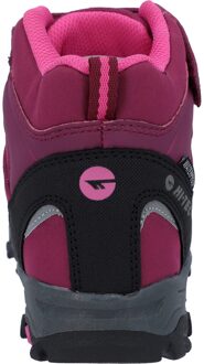 Hi-Tec Blackout Mid Polyester Soft Shell Meisjes Donkerroze/Fuchsia Wandelschoenen - EU 29 / UK 11