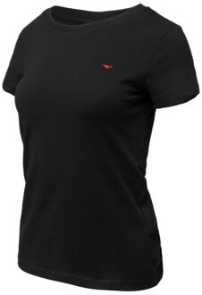 Hi-Tec Dames playo ii slim t-shirt met korte mouwen Zwart - L