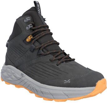 Hi-Tec Fuse Trek Mid Polyester Heren Wandelschoenen In Staal/Grijs/Geel - EU 42 / UK 8
