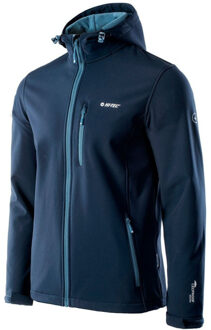Hi-Tec Heren caen soft shell jas Blauw - XL