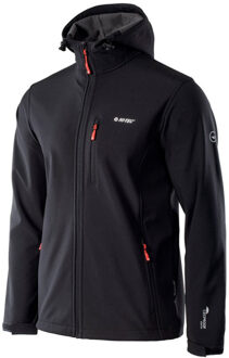 Hi-Tec Heren caen soft shell jas Zwart - XXL / XXXL