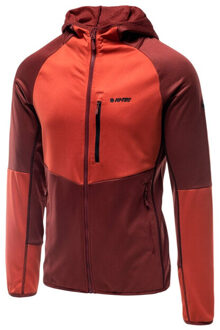 Hi-Tec Heren camil hooded jacket Rood - XXL / XXXL