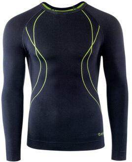 Hi-Tec Heren ikar logo thermal top Zwart - XL