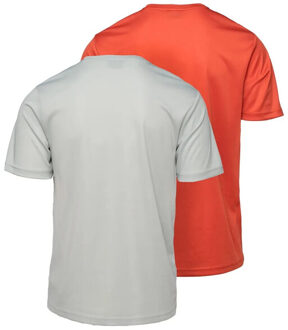 Hi-Tec Heren jodin training t-shirt (set van 2) Grijs - XL