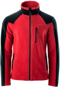 Hi-Tec Heren monar full zip fleecejack - maat L Rood