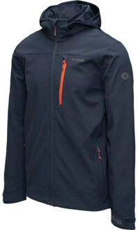 Hi-Tec Heren nikko soft shell jas Blauw - XXL / XXXL