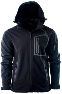 Hi-Tec Heren nils soft shell jas Zwart - XXL / XXXL