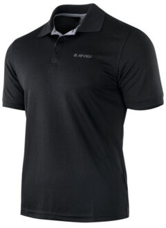 Hi-Tec Heren polo shirt met contrast paneel Zwart