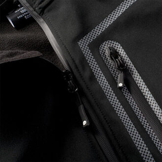 Hi-Tec Heren prince ii soft shell jas Zwart - XXL / XXXL