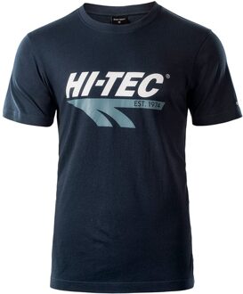 Hi-Tec Heren retro t-shirt Blauw - L