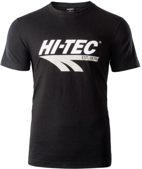 Hi-Tec Heren retro t-shirt Zwart - L
