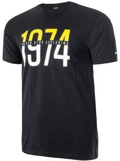 Hi-Tec Heren rolic t-shirt met korte mouwen Zwart - L