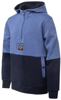 Hi-Tec Kinder/kids expen sweatshirt met kwart ritssluiting - maat 146/152 Blauw