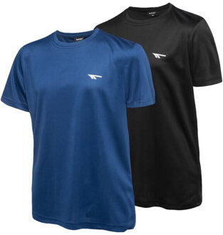 Hi-Tec Kinder/kids jodin t-shirt met korte mouwen (set van 2) Zwart - 158