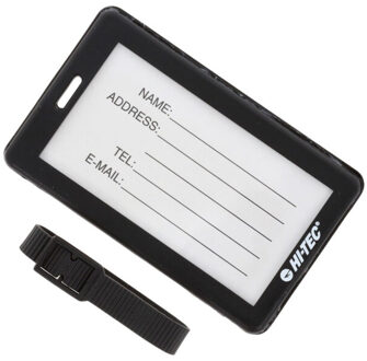 Hi-Tec Namme mountain bagagelabel - maat One size Zwart