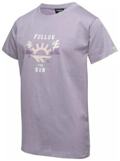 Hi-Tec Otuti katoenen t-shirt kinderen/kinderen Paars - 158