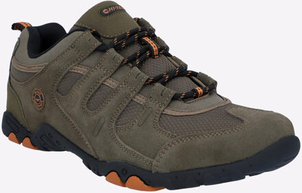 Hi-Tec Quadra II Suede Heren Wandelschoenen In Taupe/oranjebruin - EU 43 / UK 9
