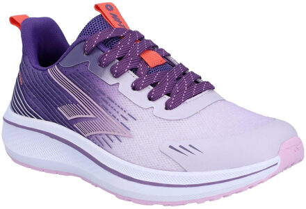 Hi-Tec Santorini Polyester Damessneakers Mystical/Thistle/Burnt Coral Paars