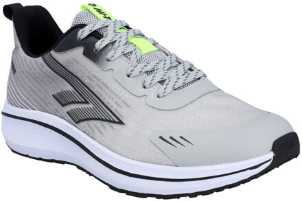 Hi-Tec Santorini Polyester Heren Sneakers In Cool Grijs/Zwart/Zuur Groen - EU 40.5 / UK 7