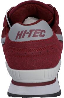 Hi-Tec Silver Shadow Pu Suède/polyester Heren Cherry Veterschoenen Rood - EU 46 / UK 11
