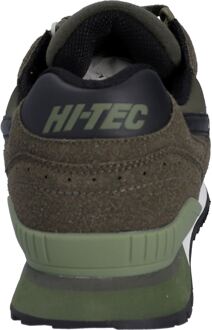 Hi-Tec Silver Shadow PU Suède/Polyester Heren Donkergroene Veterschoenen Olijf - EU 47.5 / UK 12
