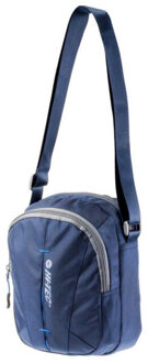 Hi-Tec Volwassen unisex saquet logo crossbody tas - maat One size Blauw