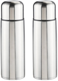 Hi Thermosfles - 2x - 0,75 liter - 27 cm - RVS - isoleerkan - thermoskan - koffiekan/theekan