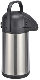 Hi Thermoskan - 2,2 liter - RVS -13 x 34 cm - isoleerkan - koffiekan - theekan - warmhoud kan