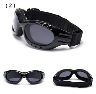 HI ZWART Anti-fog Sneeuw Ski Bril Candy kleur Professionele Winddicht X400 Uv-bescherming Skate Skiën Goggles zwart 2